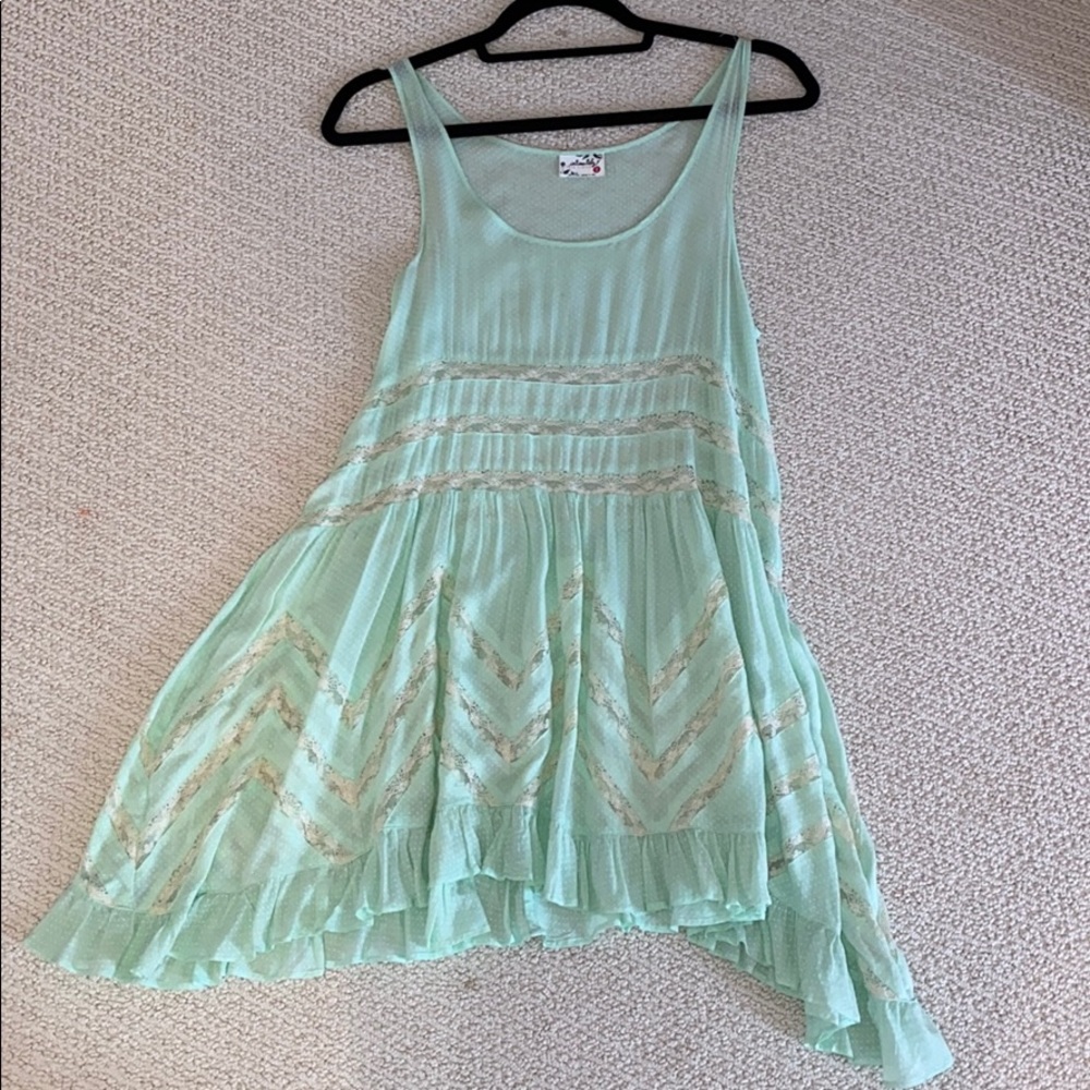 Free People mint dress
